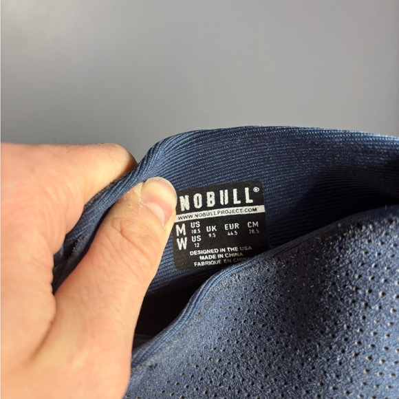 NOBULL Nobull Suede Mid Men's Trainers Navy Size 10.5 - Picture 8 of 8